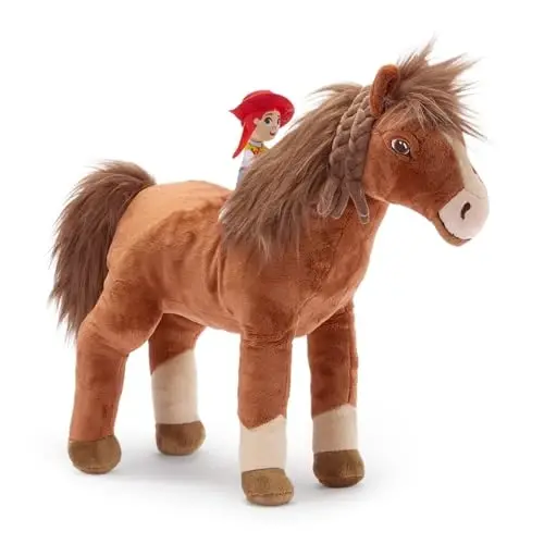 Disney Store Official Toy Story Plush Jessie & Daffodil, Iconic Cuddly Toy Character with Embroidered Details, Intricate Sculpting and Soft Plush Features, Suitable for All Ages - 1