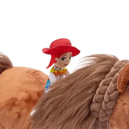 Disney Store Official Toy Story Plush Jessie & Daffodil, Iconic Cuddly Toy Character with Embroidered Details, Intricate Sculpting and Soft Plush Features, Suitable for All Ages - 4