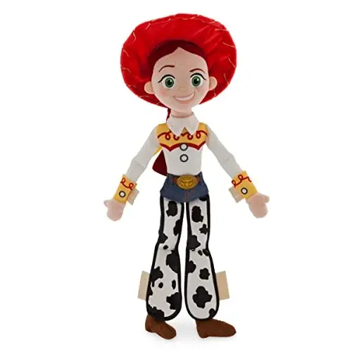 Disney Store Official Toy Story Plush, Jessie, Iconic Cuddly Toy Character with Embroidered Eyes and Soft Plush Features, Suitable for All Ages - 1