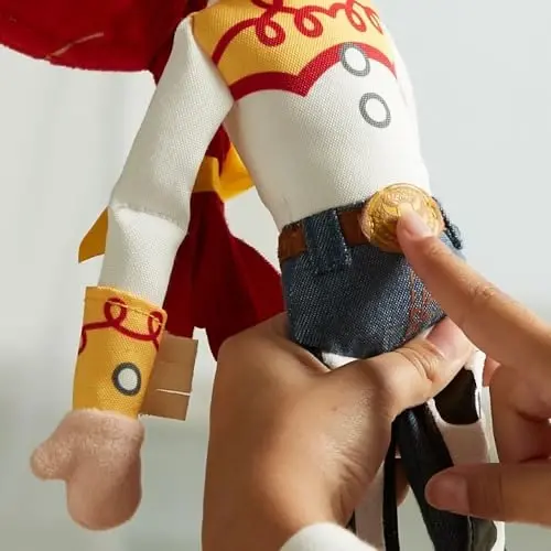 Disney Store Official Toy Story Plush, Jessie, Iconic Cuddly Toy Character with Embroidered Eyes and Soft Plush Features, Suitable for All Ages - 4