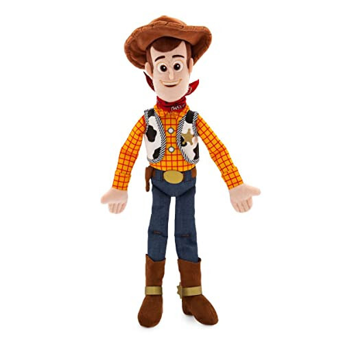 Disney Store Official Woody Plush, Toy Story, 18 Inches, Medium, Adorable Soft Toy Plushies and Gifts, Perfect Present for Kids, Age 0+ - 7