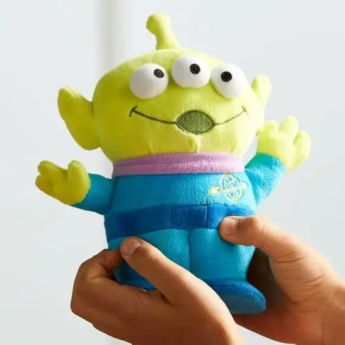 Disney Store rasmiy o'yinchoq hikoyasi peluş, Alien, kashta tikilgan ko'zli va yumshoq peluşli xususiyatlarga ega bo'lgan ikonik quchoqlash o'yinchog'i, barcha yoshdagilar uchun mos - 3