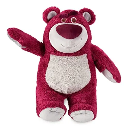 Disney Store rasmiy o'yinchoq Hikoyasi Plush Lotso, kashta tikilgan ko'zlar va yumshoq plush xususiyatlarga ega bo'lgan ikonik quchoqlash va xushbo'y o'yinchoq personaji, barcha yoshdagilar uchun mos - 3