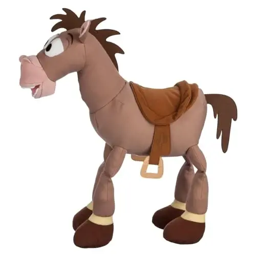 DISNEY STORE Toy Story Plush, Bullseye, Iconic Cuddly Toy Character with Embroidered Eyes and Soft Plush Features, Suitable for All Ages - 5