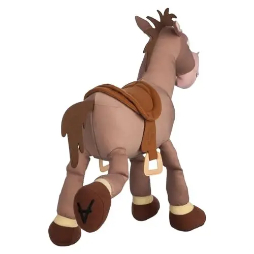 DISNEY STORE Toy Story Plush, Bullseye, Iconic Cuddly Toy Character with Embroidered Eyes and Soft Plush Features, Suitable for All Ages - 6