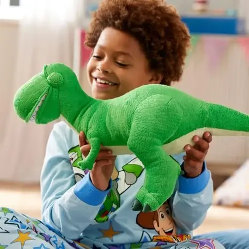 Disney Store Toy Story Plush, Rex, Iconic Cuddly Toy Character with Embroidered Eyes and Soft Plush Features, Suitable for All Ages - DISNEY (1)