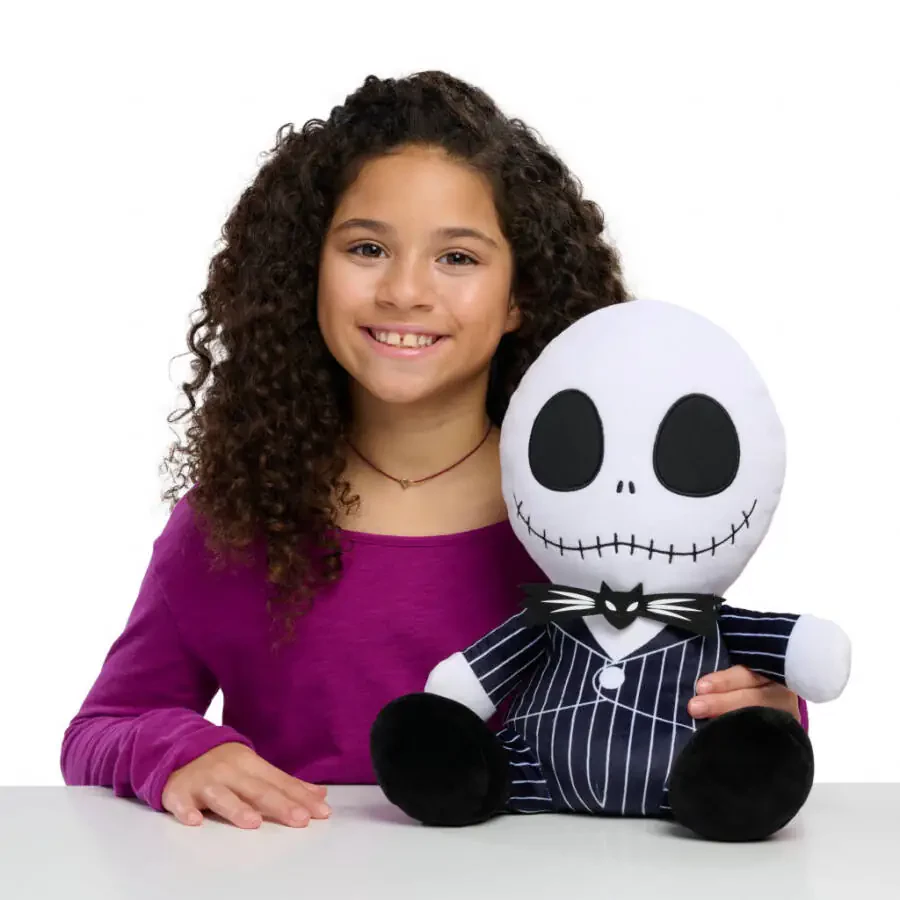 Disney Tim Burton's The Nightmare Before Christmas Jack Skellington Comfort Weighted Plush, Kids Toys for Ages 3+ - 2
