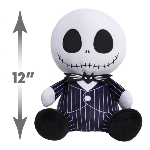 Disney Tim Burton's The Nightmare Before Christmas Jack Skellington Comfort Weighted Plush, Kids Toys for Ages 3+ - 4