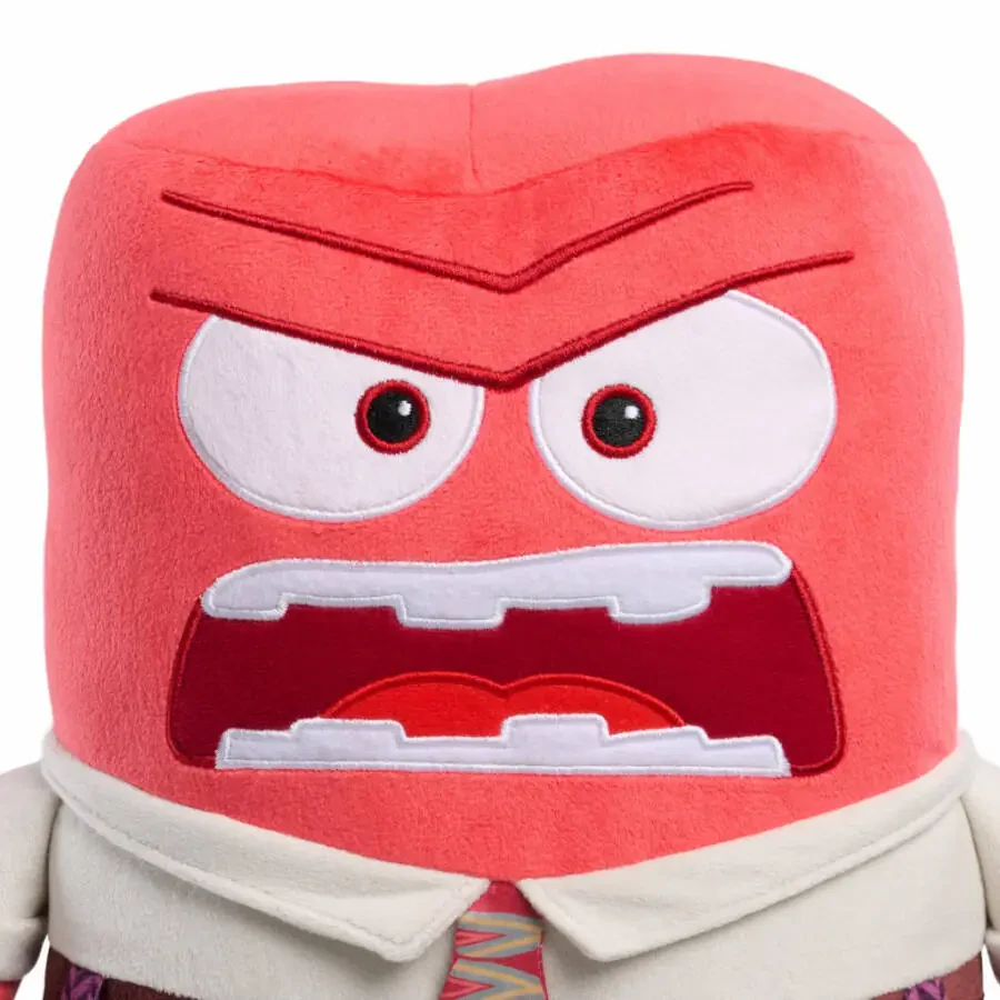 Disney and Pixar Inside Out 2 Large Plush Anger, Polyester, Kids Toy - 5