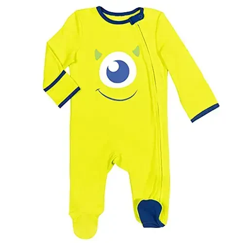 Disney Winnie the Pooh,Lion King,Pixar Monsters Inc. Baby Sleep N' Play Coverall Bib Blanket and Burp Cloth 4 Piece Set - 2