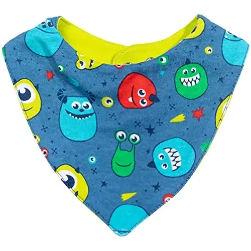Disney Winnie the Pooh, Aslan Kral, Pixar Monsters Inc. Bebek Uyku Tulumu Önlük Battaniye ve Kundak Bezi 4 Parça Set - 3