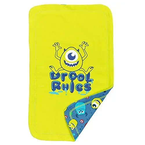 Disney Winnie the Pooh, Lion King, Pixar Monsters Inc. Baby Sleep N' Play Coverall Bib Blanket and Burp Cloth 4 Piece Set - 4