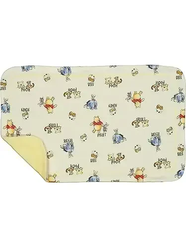 Disney Winnie the Pooh, Lion King, Pixar Monsters Inc. Baby Sleep N' Play Coverall Bib Blanket and Burp Cloth 4 Piece Set - 5