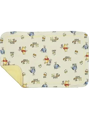 Disney Winnie the Pooh, Lion King, Pixar Monsters Inc. Baby Sleep N' Play Coverall Bib Blanket and Burp Cloth 4 Piece Set - 5