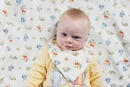 Disney Winnie the Pooh,Lion King,Pixar Monsters Inc. Baby Sleep N' Play Coverall Bib Blanket and Burp Cloth 4 Piece Set - 2