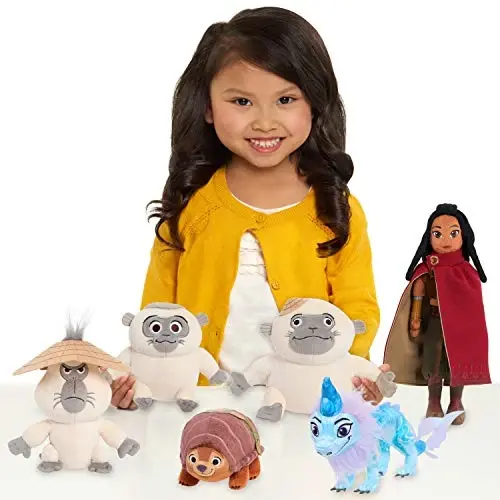 Disney's Raya and the Last Dragon 5.6-Inch Small Pan Soft Plush, Stuffed Ongi Monkey, Kids Toys for Ages 3 Up by Just Play - 2