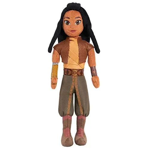 Disney's Raya and the Last Dragon Just Play 10.5-Inch Small Raya Plushie with Removable Cape, Officially Licensed Kids Toys for Ages 3 Up - 2
