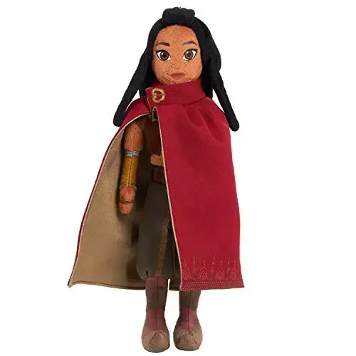 Disney's Raya and the Last Dragon Just Play 10.5-Inch Small Raya Plushie with Removable Cape, Officially Licensed Kids Toys for Ages 3 Up - 1