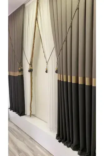 Display Board Background Curtain Mink Dark Anthracite-Mink Dark Anthracite - 3