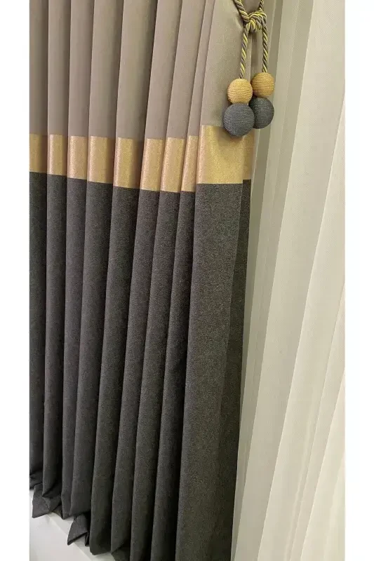 Display Board Background Curtain Mink Dark Anthracite-Mink Dark Anthracite - 4