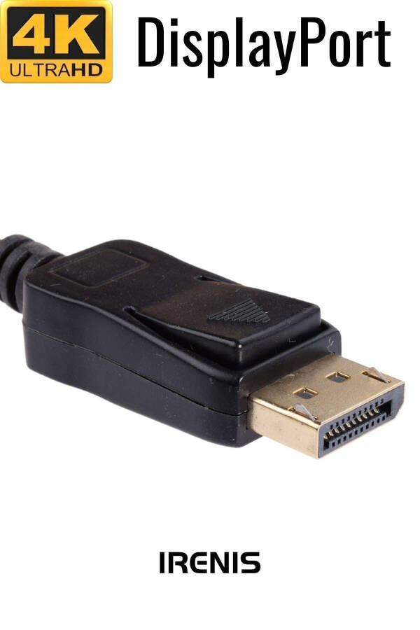 DisplayPort 1.2 Cable, 2 Meter - 19 Pin - 165 Hz Support - 21 Gbit - 5