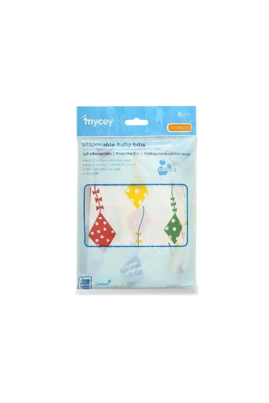 Disposable Baby Bibs - 10 Pack - 3