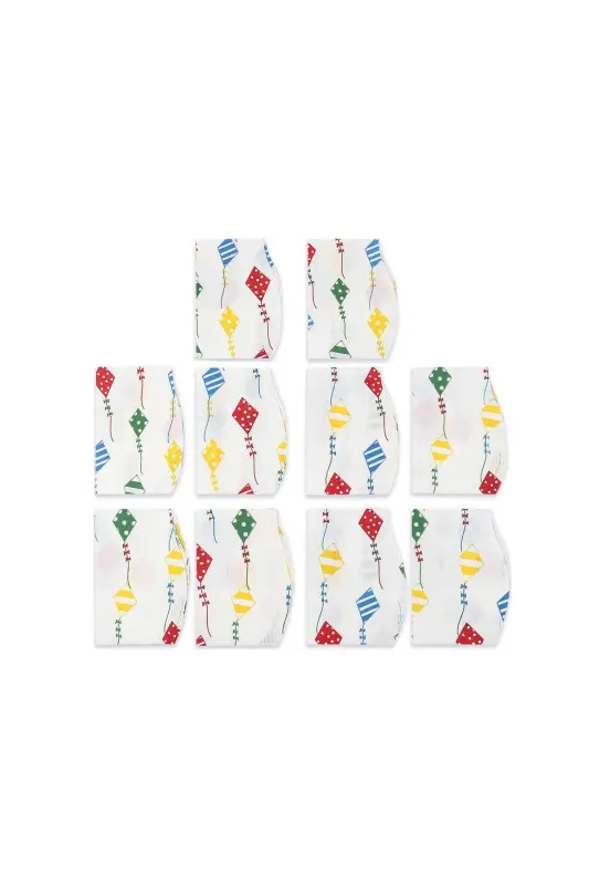 Disposable Baby Bibs - 10 Pack - 4