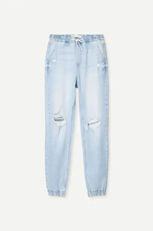 Distressed jogger jean - 3