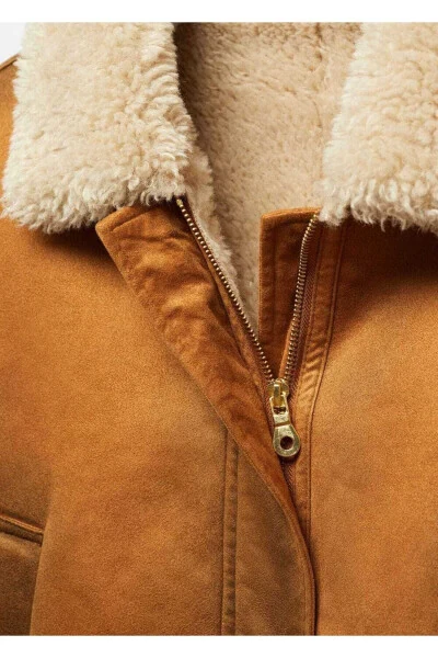 Distressed Looking Furry Jacket - 7