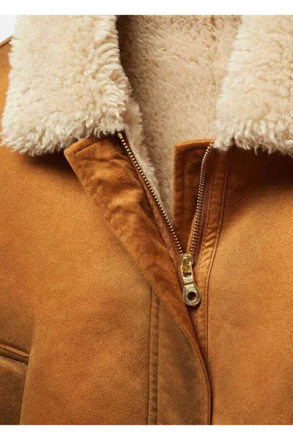 Distressed Looking Furry Jacket - 7