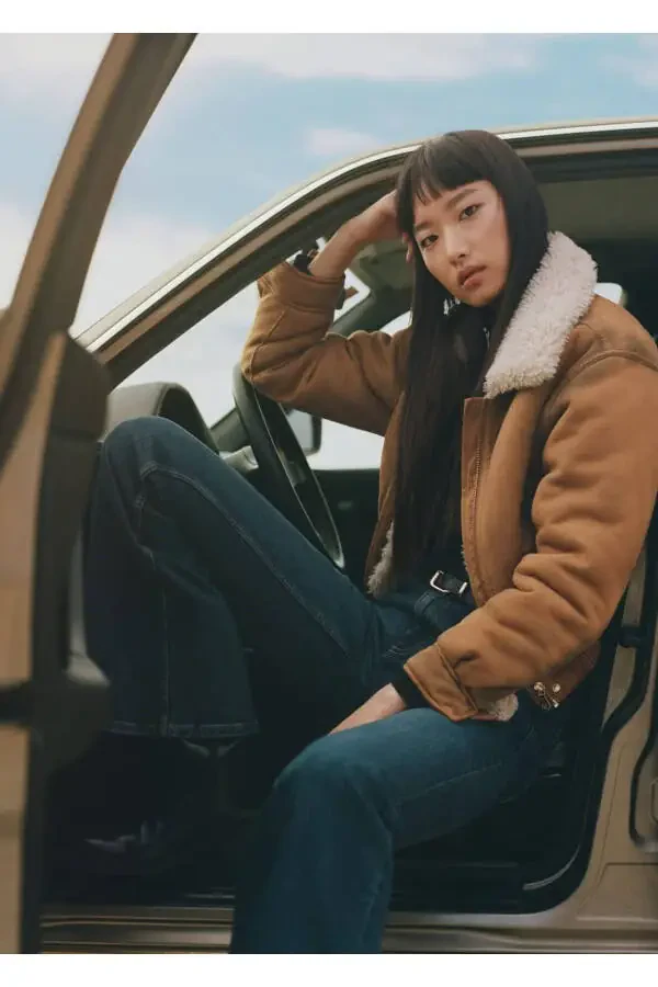 Distressed Looking Furry Jacket - 8