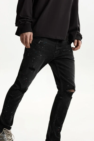 Distressed super skinny fit jean - 4