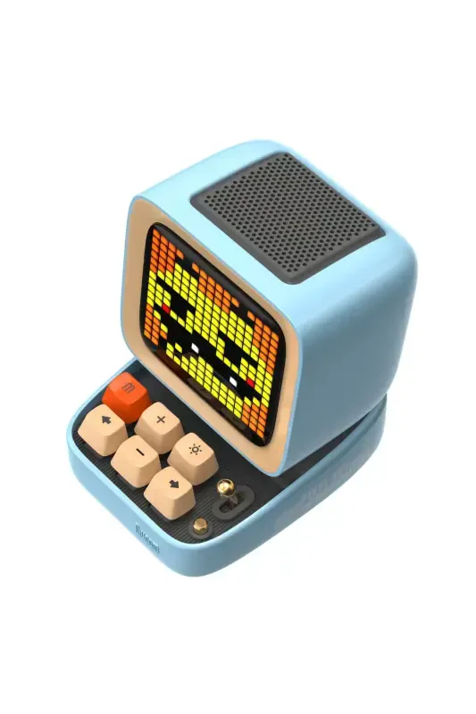 Ditoo-mic Moviy Karaoke Mikrofonli moslashuvchan pikselli ekranli Bluetooth karnay-Moviy - 4