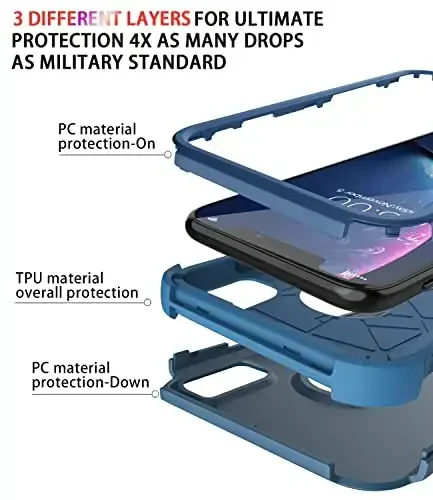 Diverbox for iPhone Xr Case [Shockproof] [Dropproof] [Dust-Proof],Heavy Duty Protection Phone Case Cover for Apple iPhone XR - 6