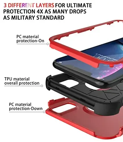 Diverbox for iPhone Xr Case [Shockproof] [Dropproof] [Dust-Proof],Heavy Duty Protection Phone Case Cover for Apple iPhone XR - 6