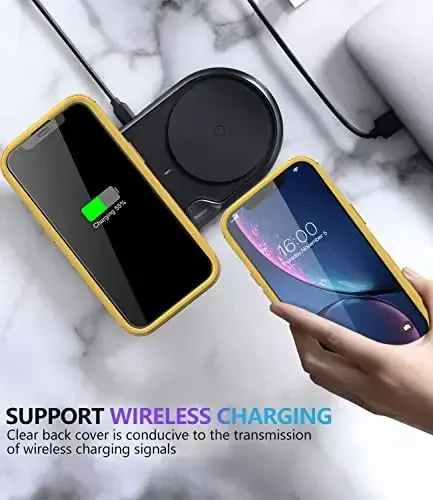 Diverbox for iPhone Xr Case [Shockproof] [Dropproof] [Dust-Proof],Heavy Duty Protection Phone Case Cover for Apple iPhone XR (Yellow) - 7