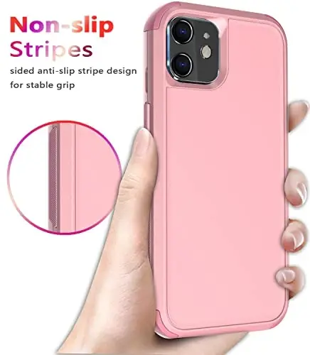 Diverbox iPhone 11 uchun g'ilof [Zarbadan himoya] [Tushishdan himoya] [ закаленное стекло ekran himoyachisi], Apple iPhone 11 uchun og'ir himoya telefon qopqog'i (Pushti-3in1) - 5