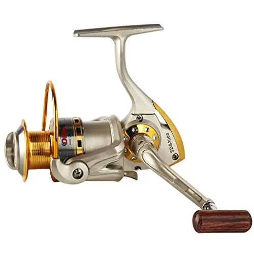 Diwa Spinning Fishing Reels for Saltwater Freshwater 1000 2000 3000 4000 5000 6000 Series Fishing Spool Left/Right Interchangeable Trout Carp Spinning Reel Light and Smooth - 4