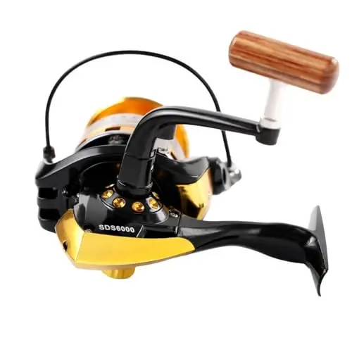 Diwa Spinning Fishing Reels dengiz suvi chuchuk suv uchun 1000 2000 3000 4000 5000 6000 Seriyali Baliq Galtagi Chap/O'ng Almashinadigan Alabalik Sazan Aylanadigan G'altak Yengil va Silliq - 4