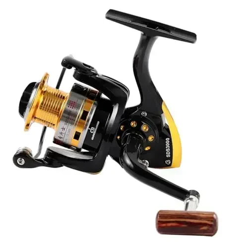 Diwa Spinning Fishing Reels for Saltwater Freshwater 1000 2000 3000 4000 5000 6000 Series Fishing Spool Left/Right Interchangeable Trout Carp Spinning Reel Light and Smooth - DIWA