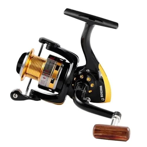 Diwa Spinning Fishing Reels for Saltwater Freshwater 1000 2000 3000 4000 5000 6000 Series Fishing Spool Left/Right Interchangeable Trout Carp Spinning Reel Light and Smooth - DIWA