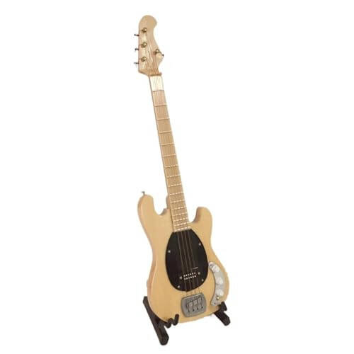 DIY guitar design unique crafts cute classical miniature model desktop ornaments portable musical instruments Cute mini guitar instrument(3) - 1