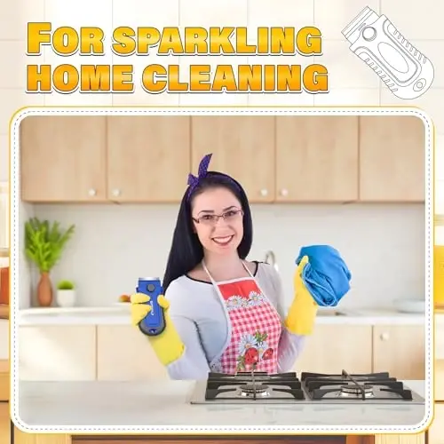 DIYSELF 2 Pack Razor Blade Scraper 30 dona qo'shimcha pichoq bilan, tozalash uchun qirg'ich asbobi, shisha, stikerlar, bo'yoq qirg'ichi, ustarasi qirg'ichi, shisha qirg'ichi, ustarasi qirg'ich asbobi, shisha plita usti qirg'ichi - 2