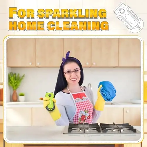 DIYSELF 2 Pack Razor Blade Scraper with 30 Pcs Spare Blades, Heavy Duty Scraper Tool, Scraper for Cleaning, Glass Top Stove, Paint Scraper, Razor Scraper, Glass Scraper, Oven Scraper - DIYSELF (1)