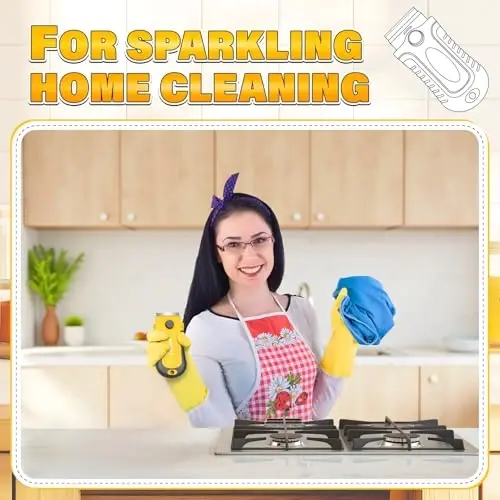 DIYSELF Лезвие скребка | Инструмент для очистки, стекла, наклеек | 2 шт. Скребок с 30 шт. Дополнительные односторонние лезвия | Скребок для краски | Лезвие скребка | Скребок для стекла - 2