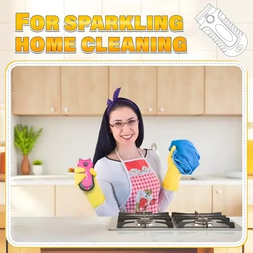 DIYSELF Razor Blade Scraper | 2 Pack Scraper Tool for Cleaning, Glass, Stickers | Paint Scraper | Heavy Duty Razor Scraper | Glass Scraper | 30 Pcs Single Edge Razor Blades for Scraping Included - 2