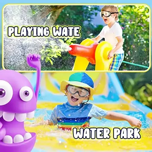 Dizywiee Kids Swim Goggles, 2-Pack Frameless Swimming Goggles for Kids, Child, Boys or Girls From 5-14, Wide View Pool Goggle - 6