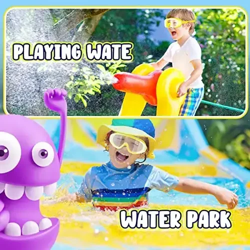 Dizywiee Kids suzish ko'zoynaklari, 2 dona bolalar uchun romsiz suzish ko'zoynaklari, 5-14 yoshdagi bolalar, o'g'il bolalar yoki qizlar uchun, keng ko'rinishli basseyn ko'zoynagi - 6