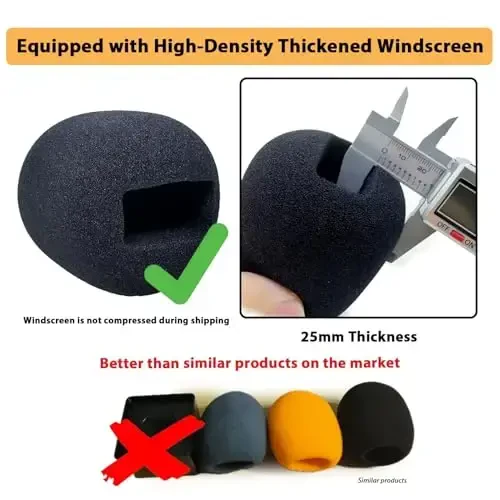 DJI Mic 1/2 / Rode Wireless GO II Tutqichi Simsiz Intervyu Lavaliere Mikrofon Adapteri Qo'l Tutqichi O'rnatish Osmo Pocket 3 Mic 2 Transmitter / Hollyland Lark M1 / Synco / Movo uchun Stend Tutqichi Mikrofon Bayrog'i - 5