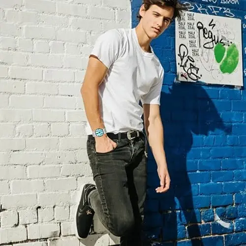 DKGKOO 10 Packs Nylon Band Compatible with 16mm 18mm 19mm 20mm 22mm Watch Bands Quick Release Replacement Wristband for Women Men, Adjustable Sport Stretchy Braided Solo Loop Strap - 5